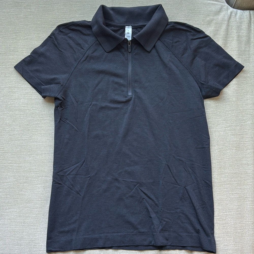 Lululemon swiftly tech short sleeve 1/2 zip polo
